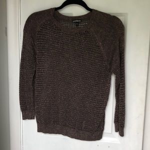 Brown express sweater
